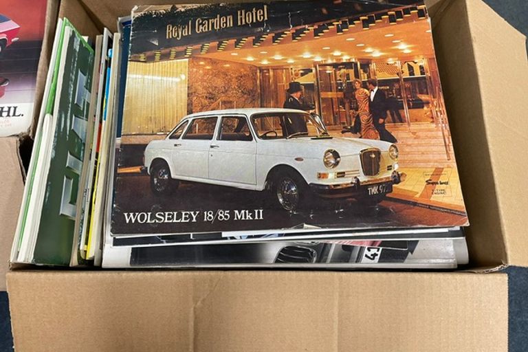 Selection of car Brochures from 1960's to 2000's 