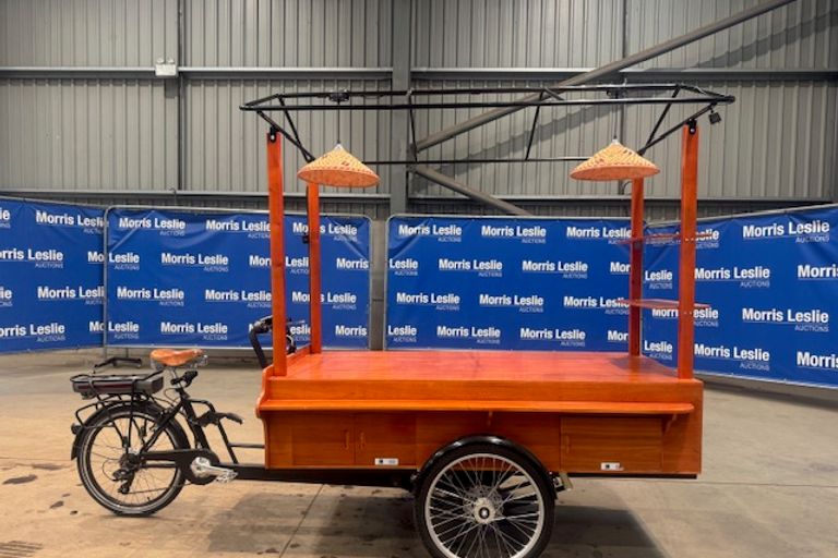 CALEDONIA CARTS  WOODEN STALL ELECTRIC TRIKE