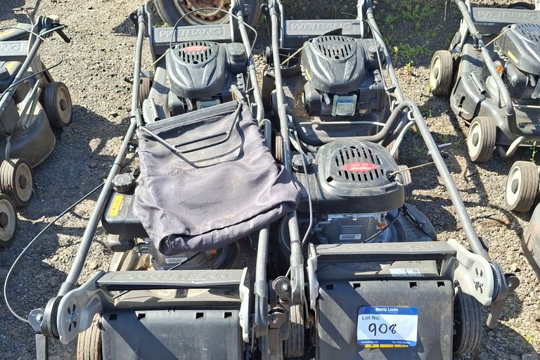 4X WEIBANG MOWERS 1X BAGS 