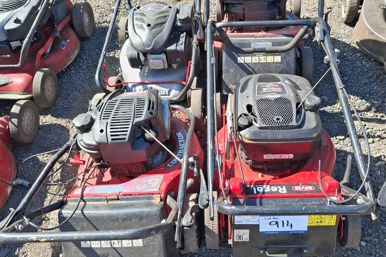 3X MASPORT MOWERS 1X ROVER 1XBAG 