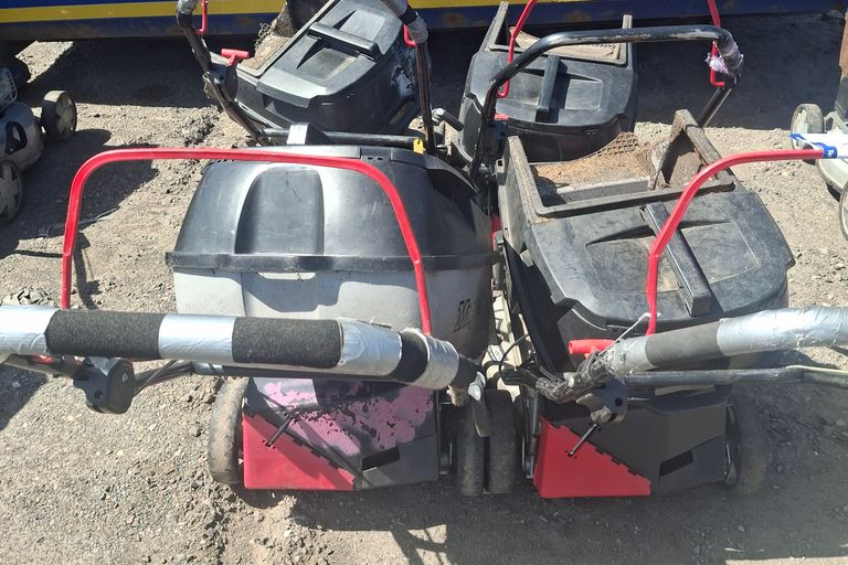 4X MASPORT MOWERS C/W BAGS 