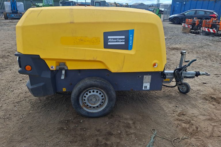 ATLAS COPCO XAS 68G COMPRESSOR